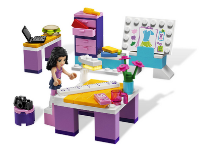 lego 2012 set 3936 Emma's Fashion Design Studio 