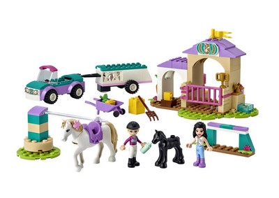 lego 2021 set 41441 Horse Training And Trailer Le dressage de chevaux et la remorque