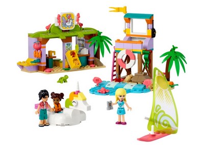 lego 2022 set 41710 Surfer Beach Fun Animation et surf à la plage