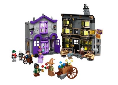 lego 2024 set 76439 Ollivanders & Madam Malkin’s Robes Ollivander et Madame Guipure, prêt-à-porter pour mages et sorcier