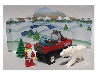 lego 2000 set 1177 Santa in Truck with Polar Bear