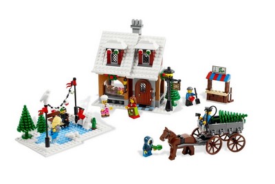 lego 2010 set 10216 Winter Village Bakery