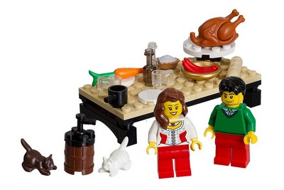 lego 2013 set 40056 Thanksgiving Feast