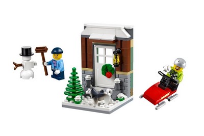 lego 2015 set 40124 Winter Fun 