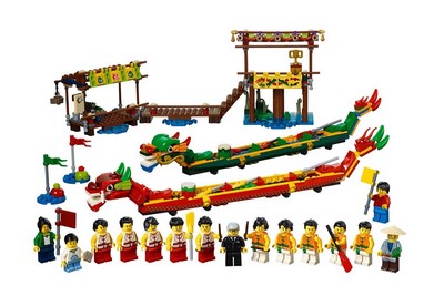 lego 2019 set 80103 Dragon Boat Race Course de bateaux-dragons