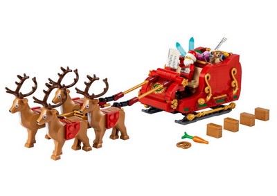 lego 2021 set 40499 Santa's Sleight Le traîneau du Père Noël