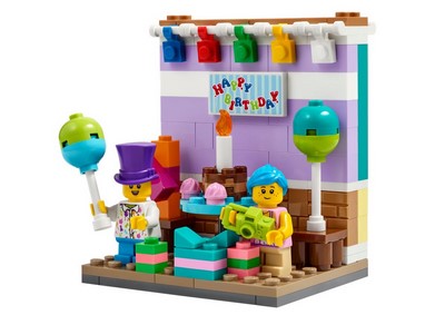 lego 2023 set 40584 Birthday Diorama Diorama d’anniversaire