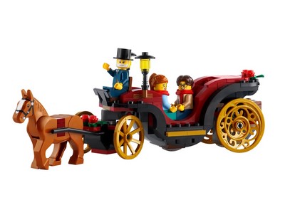 lego 2023 set 40603 Wintertime Carriage Ride La promenade hivernale en calèche