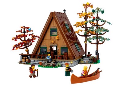 lego 2023 set 21338 A-Frame Cabin La maison en A