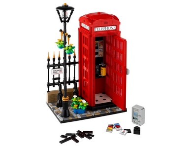 lego 2024 set 21347 Red London Telephone Box Cabine téléphonique londonienne