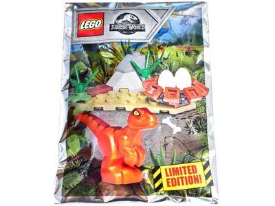 lego 2018 set 121801 Baby Raptor and Nest foil pack