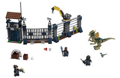 lego 2018 set 75931 Dilophosaurus Outpost Attack