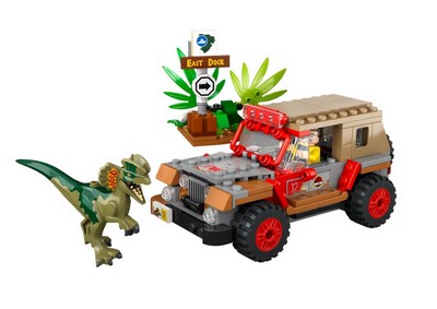 lego 2023 set 76958 Dilophosaurus Ambush