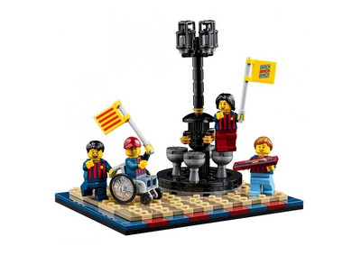 lego 2021 set 40485 FC Barcelona Celebration Célébration du FC Barcelone