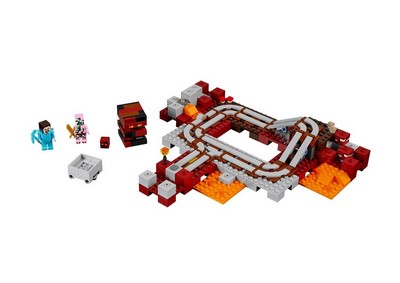 lego 2017 set 21130 The Nether Railway Les rails du Nether