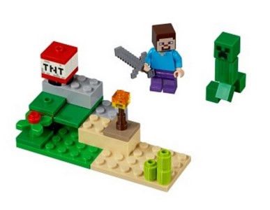 lego 2019 set 30393 Steve and Creeper Set 