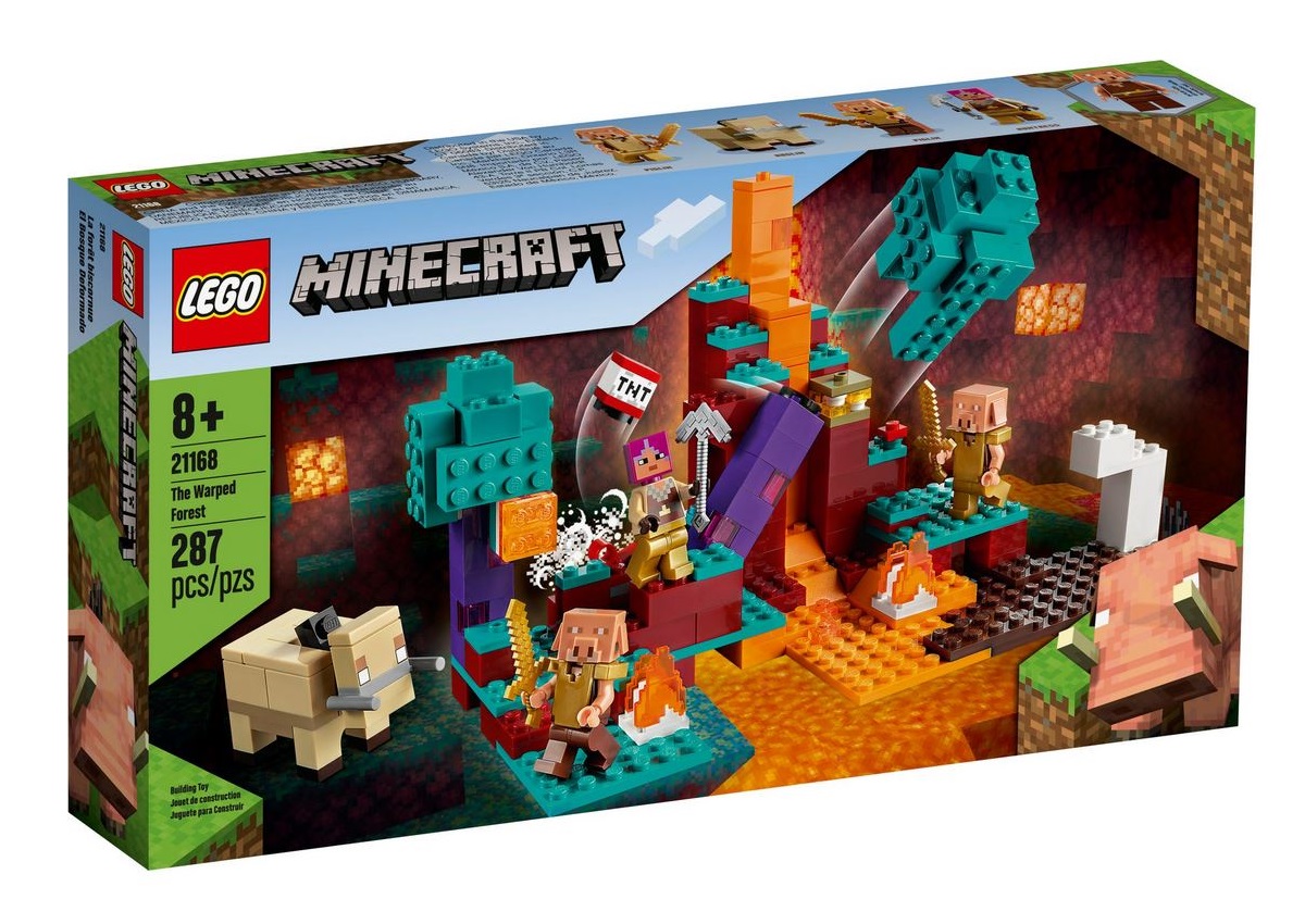 Sets LEGO - Minecraft - 21168 - The Warped Forest | Minifig-pictures.be