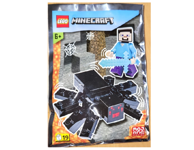 lego 2022 set 662207 Steve with Spider foil pack Steve avec une araignée