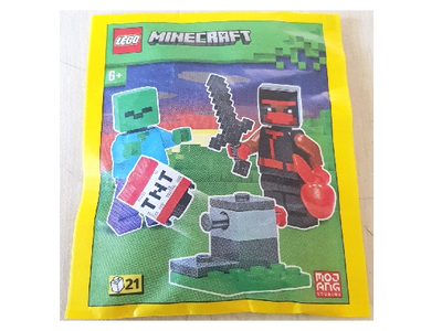 lego 2023 set 662304 Ninja, Zombie and TNT Launcher paper bag Lanceur Ninja, Zombie et TNT