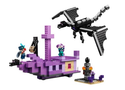 lego 2024 set 21264 The Ender Dragon and End Ship Le dragon et le navire de l’Ender