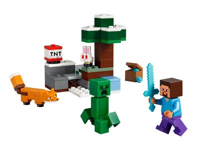 lego 2026 set 21583 Steve's Taiga Adventure Les aventures de Steve dans la taïga