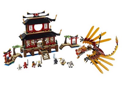 lego 2011 set 2507 Fire Temple 