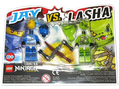 lego 2019 set 111904 Jay vs. Lasha blister pack Jay contre Lasha blister pack