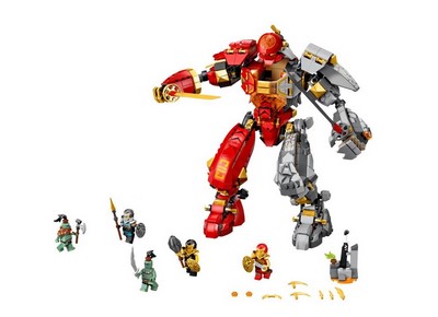 lego 2020 set 71720 Fire Stone Mech Le Robot de feu et de pierre