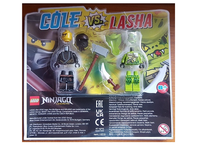 lego 2021 set 112110 Cole vs. Lasha blister pack Cole vs. Lasha