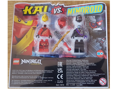 lego 2021 set 112113 Kai vs. Nindroid blister pack Kai contre Nindroid