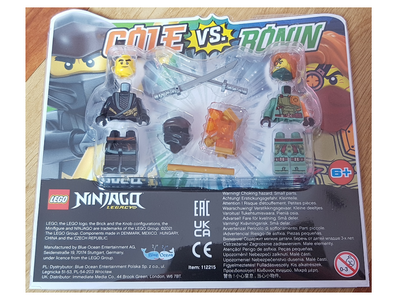 lego 2021 set 112215 Cole vs. Ronin blister pack Cole contre Ronin