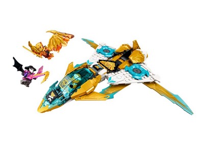 lego 2022 set 71770 Zane's Golden Dragon Jet Le jet dragon d’or de Zane