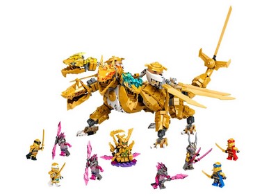 lego 2022 set 71774 Lloyd's Golden Ultra Dragon L’ultra dragon d’or de Lloyd