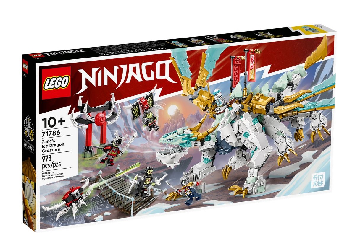 Sets LEGO - Ninjago - 71786 - Zane's Ice Dragon Creature | Minifig ...