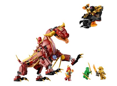 lego 2023 set 71793 Heatwave Transforming Lava Dragon Le dragon de lave transformable de Heatwave