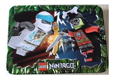 lego 2024 set 112402 Zane vs. Bone King metal box 