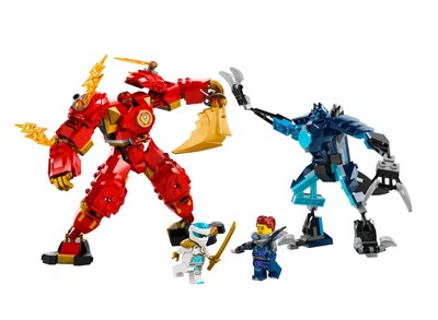 lego 2024 set 71808 Kai's Elemental Fire Mech Le robot élémentaire du feu de Kai