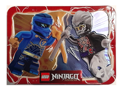 lego 2025 set 112503 Jay vs. Cinder metal box 