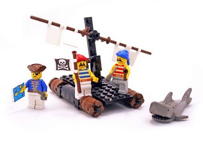 lego 1989 set 6257 Castaway's Raft 