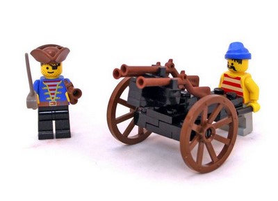 lego 1993 set 1970 Pirate's Gun Cart 