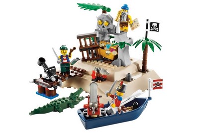 lego 2009 set 6241 Loot Island