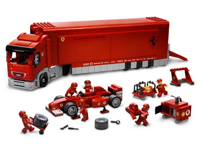 lego 2005 set 8654 Scuderia Ferrari Truck 