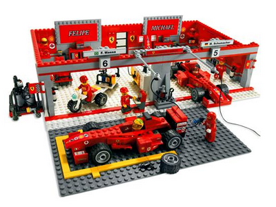 lego 2007 set 8144-1 Ferrari 248 F1 Team (Schumacher Edition) 