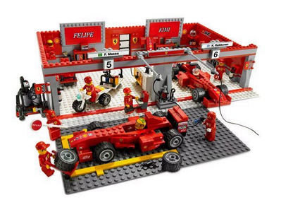 lego 2007 set 8144-2 Ferrari 248 F1 Team (Raikkonen Edition) 