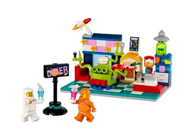 lego 2024 set 40687 Alien Space Diner Le restaurant extraterrestre