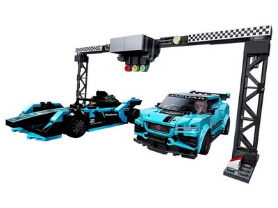 lego 2020 set 76898 Formula E Panasonic Jaguar Racing GEN2 Car/Jaguar I-PACE eTROPHY Formula E Panasonic Jaguar Racing GEN2 & Jaguar I-PACE eTROPHY