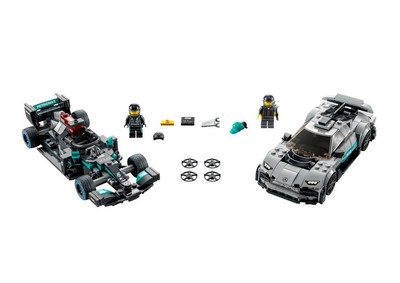 lego 2022 set 76909 Mercedes-AMG F1 W12 E Performance and Mercedes-AMG Project One Mercedes-AMG F1 W12 E Performance et Mercedes-AMG Project One