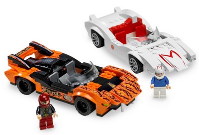 lego 2008 set 8158 Speed Racer & Snake Oiler 