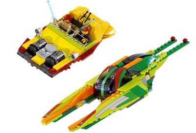 lego 2002 set 7133 Bounty Hunter Pursuit 