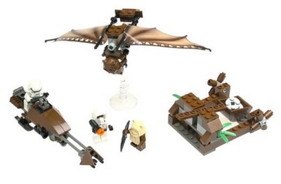 lego 2002 set 7139 Ewok Attack 